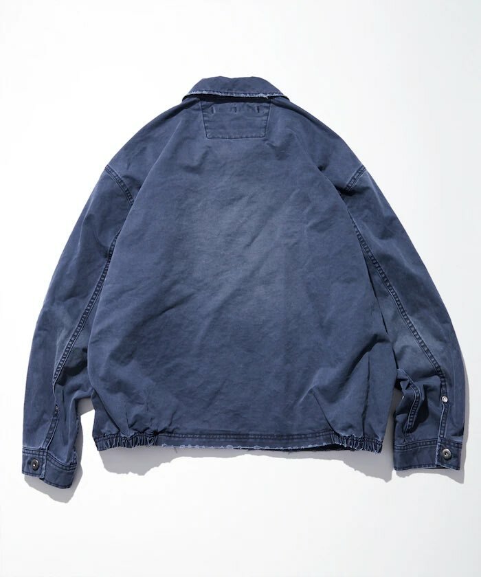 NAUTICA/Garments Dyed Chino Zip Blouson
