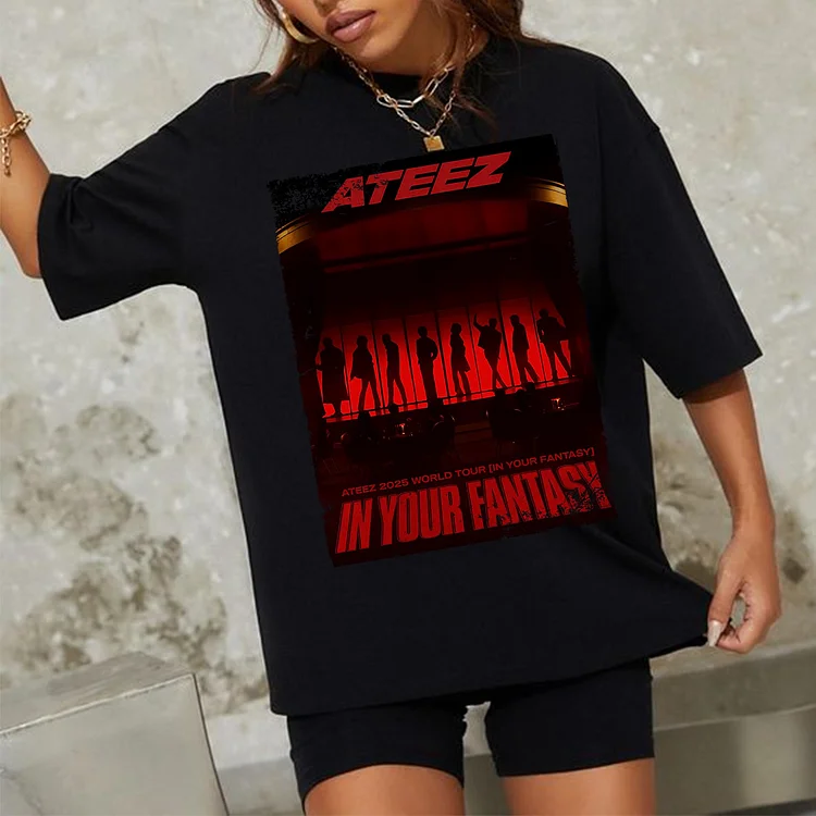 Ateez 2025 World Tour In Your Fantasy North America T-Shirt