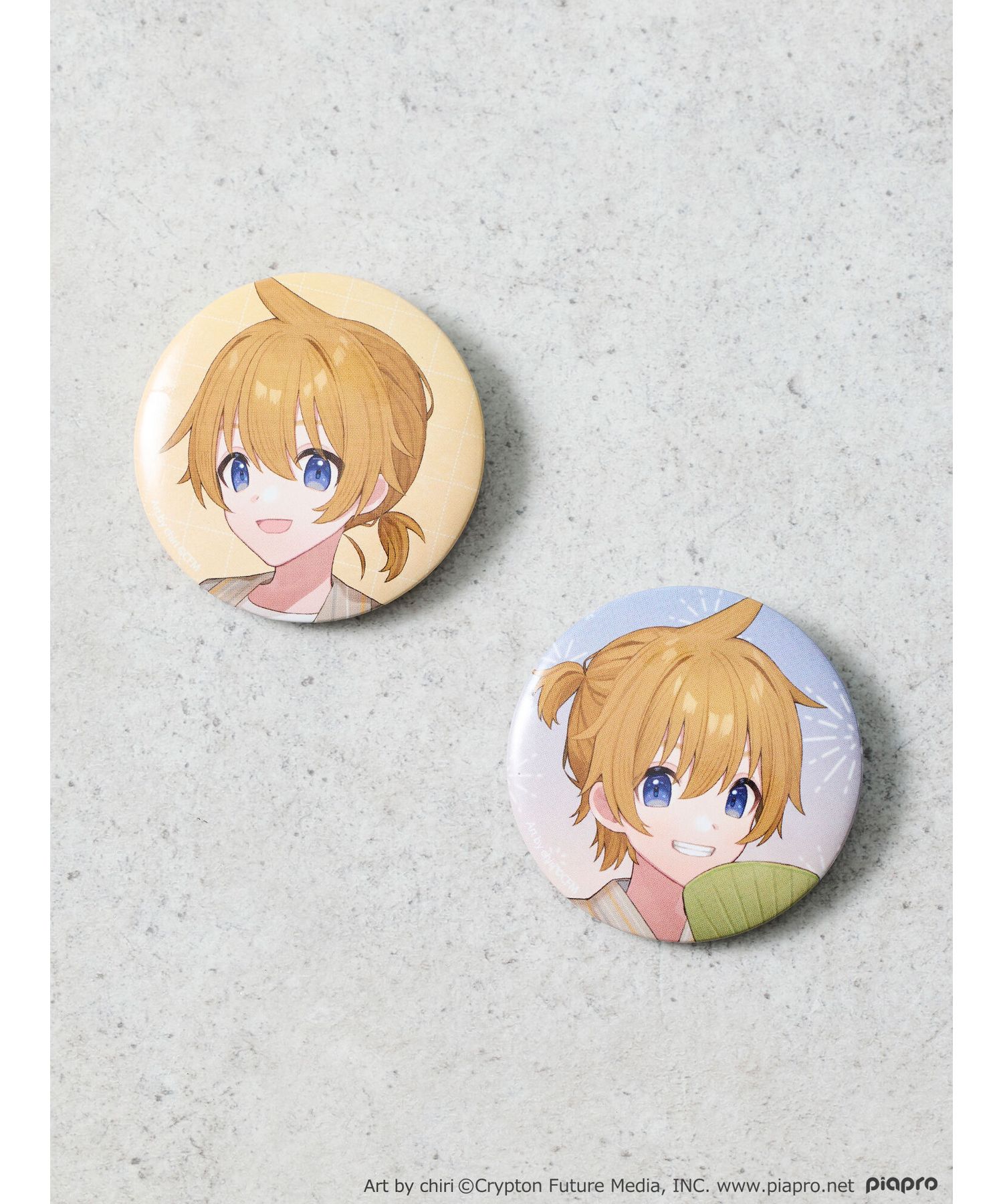 鏡音レン 缶バッジ スイパラ animate cafe 初音ミク R_りんご 鏡音レン