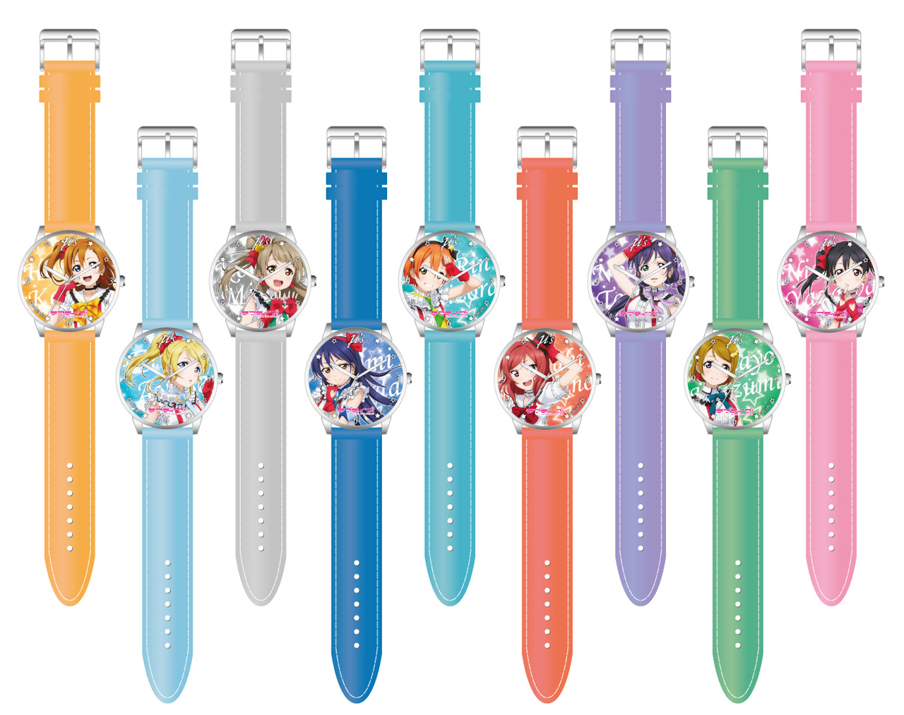 一夜様リクエスト-ラブライブμ's アニメ10thアニバーサリー腕時計SEIKO