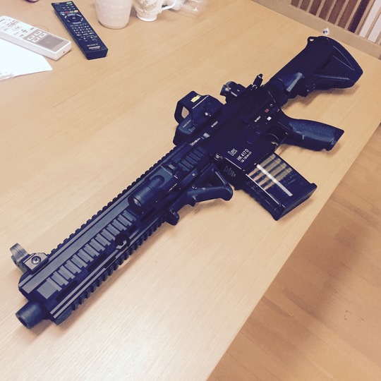 マルイ次世代電動ガン hk417D フォートレスカスタム マルイ次世代電動