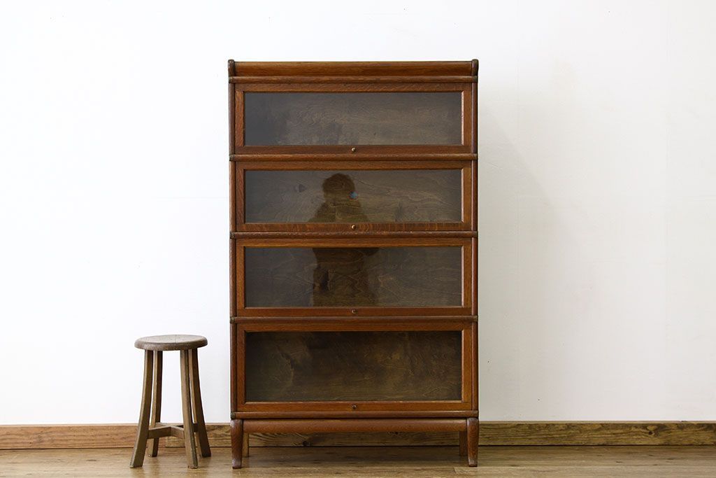 イギリス アンティーク家具 オープンブックケース 1930年頃 746A