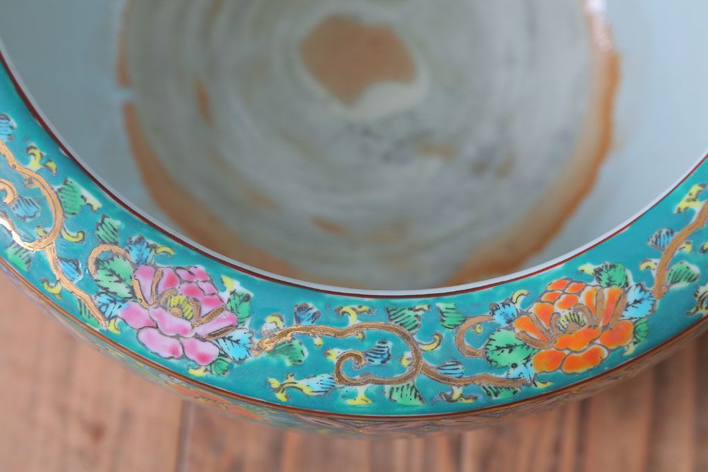 ♥時代 黃瀬戸 鉢 無傷 骨董 古玩 中国 レトロ アンティーク ♥時代 黃