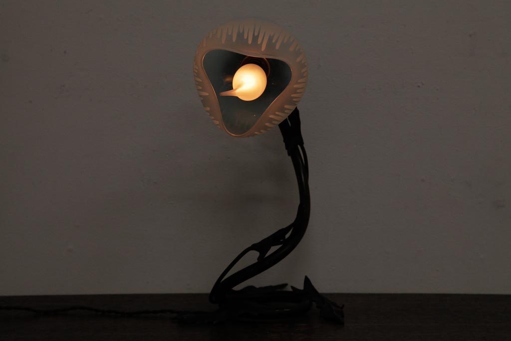 H115 博物館級 オールド フランス ドームナンシー ? スタンド ランプ