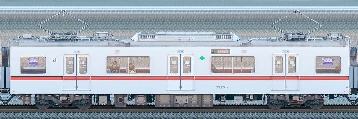 東京都交通局 浅草線 5300形5323-3の側面写真｜RailFile.jp｜鉄道車両