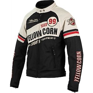 良品】イエローコーン YeLLOW CORN メッシュジャケット L 黒 刺繍