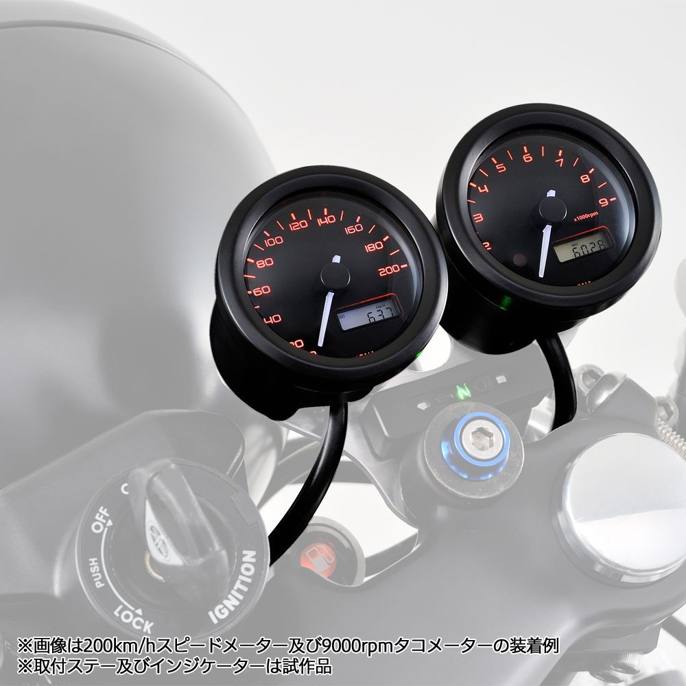 Webike | DAYTONA デイトナ VELONA 電気式タコメーター Ф48 9000rpm