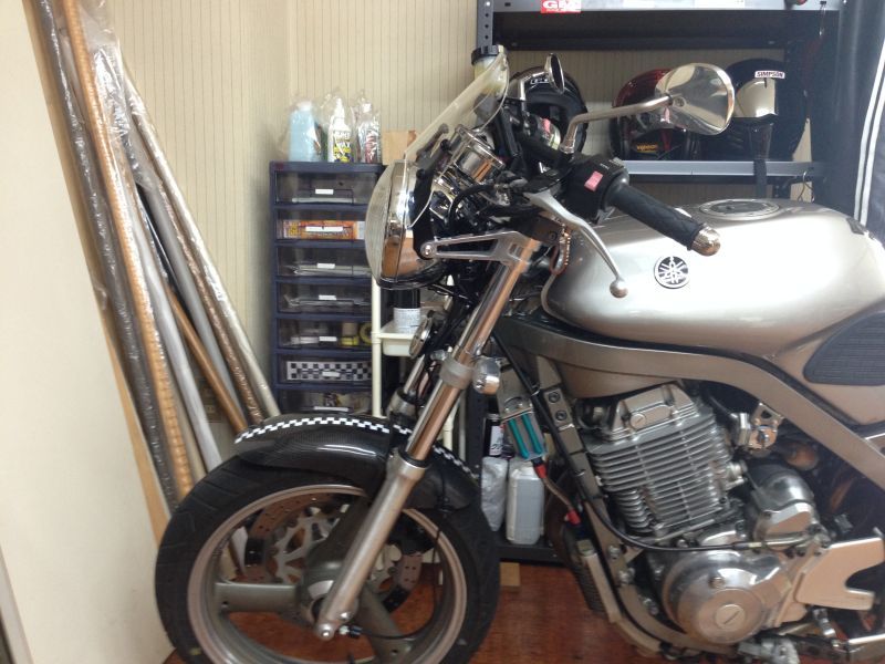 sr400 良い wmライトステー SR400 WM ヘッドライトステー 35mm SR400