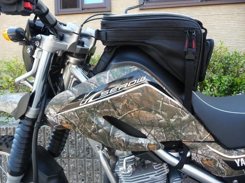 YAMAHA セロー 250「オフロードタンクバッグ装着！」 | ウェビック