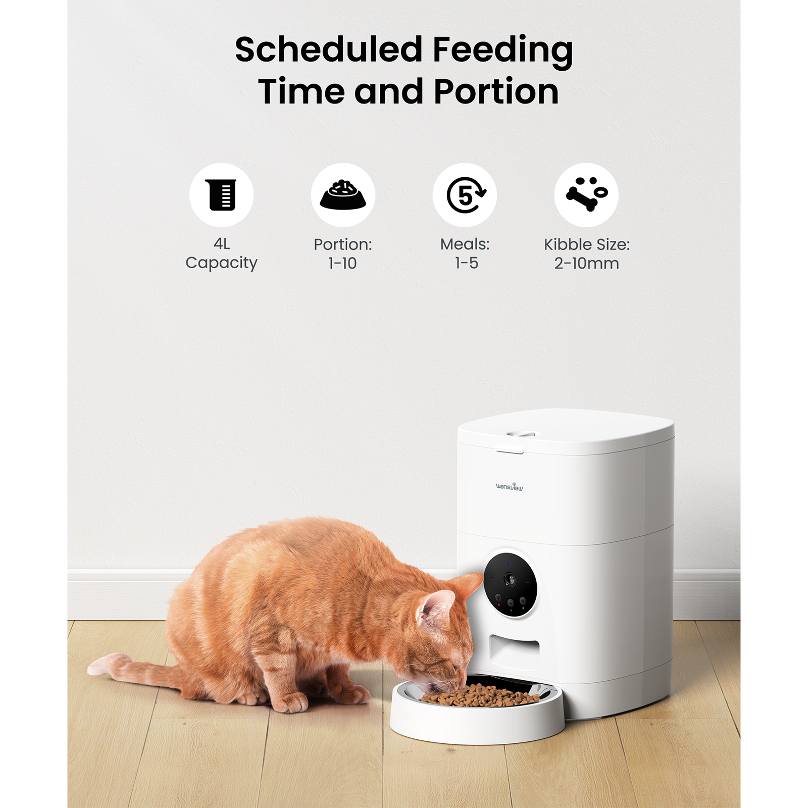 2K Automatic Pet Feeder P1-Wansview