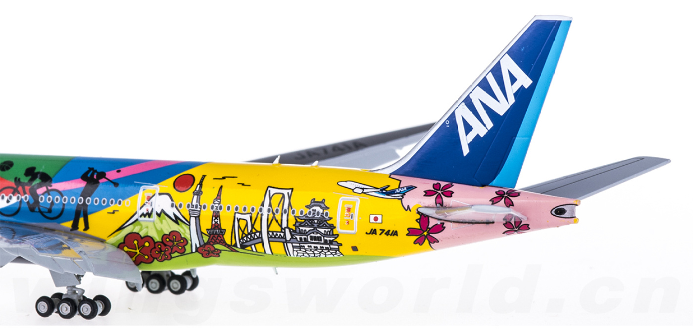 JC Wings ANA 全日空 B777-200ER JA741A 1/400 JCwings 1/200 ANA B777