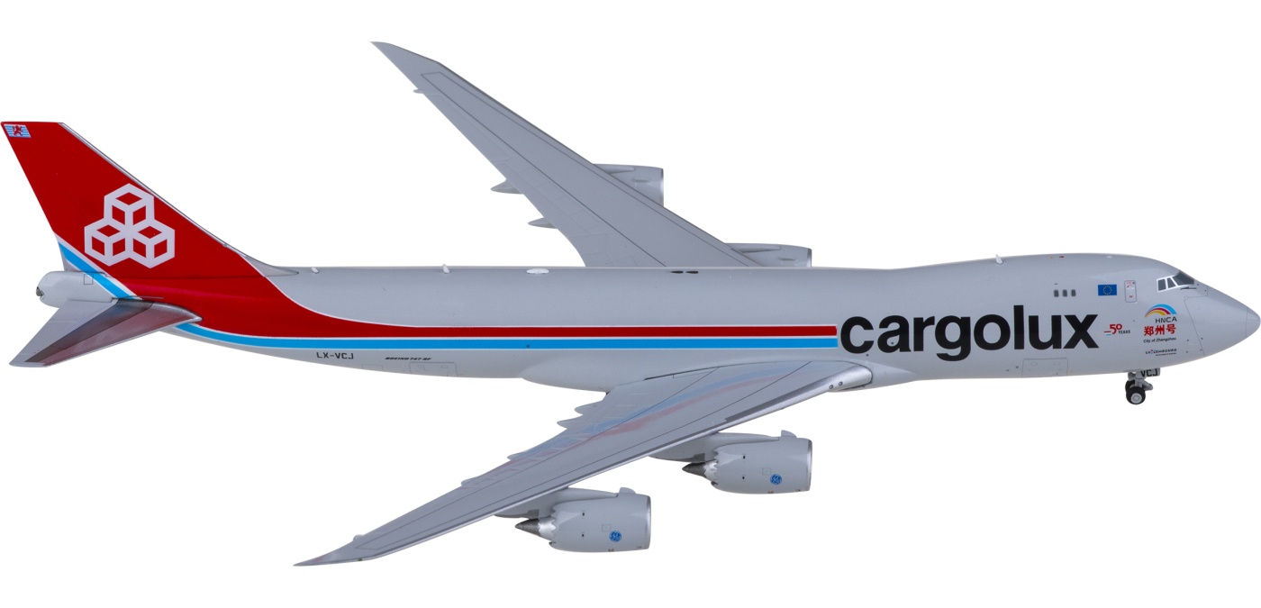 XX40154 Cargolux 卢森堡货运航空Boeing 747-8F LX-VCJ JC Wings 1:400