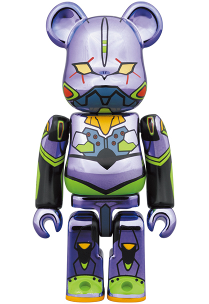 BE@RBRICK 20週年紀念「EVANGELION初號機CHROME Ver.」限量登場