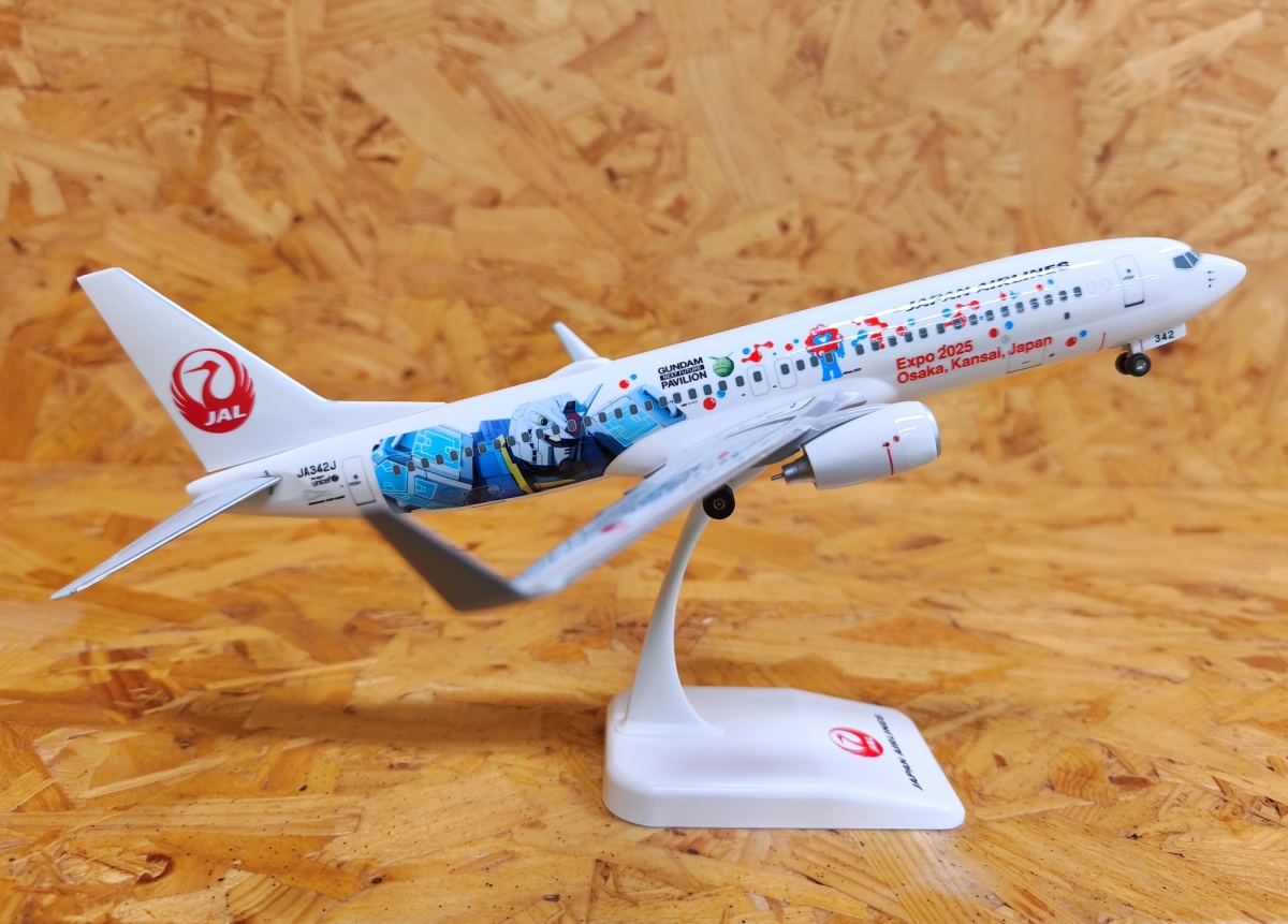 1/130 ボーイング 737-800 (JA343J) 日本航空 (JAL) X ガンダム 2025年