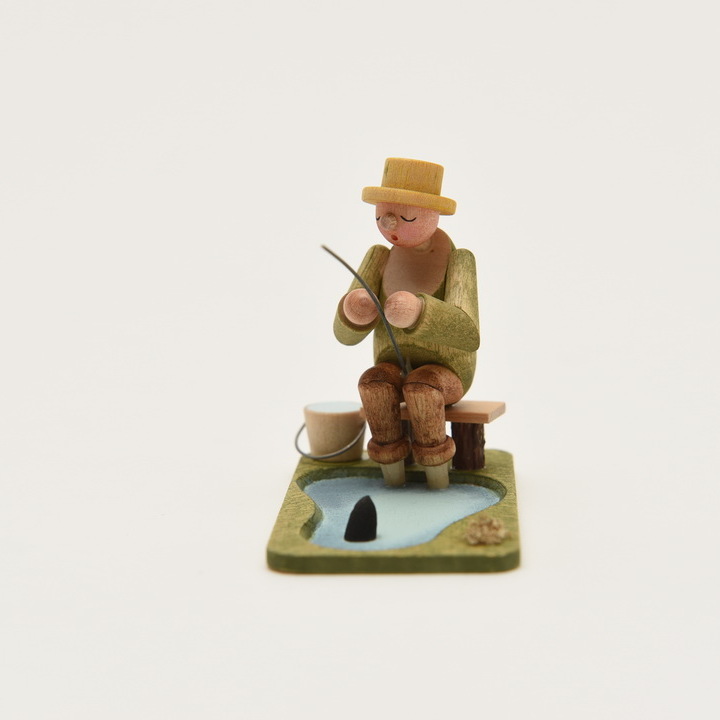 ミニ人形 釣り人 (ミニニンギョウツリビト) - te-nori(てのり)