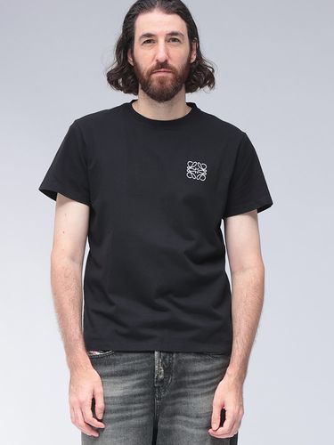 LOEWE (ロエベ) マルチロゴ 刺繍 カラープリント クルーネック 半袖 T