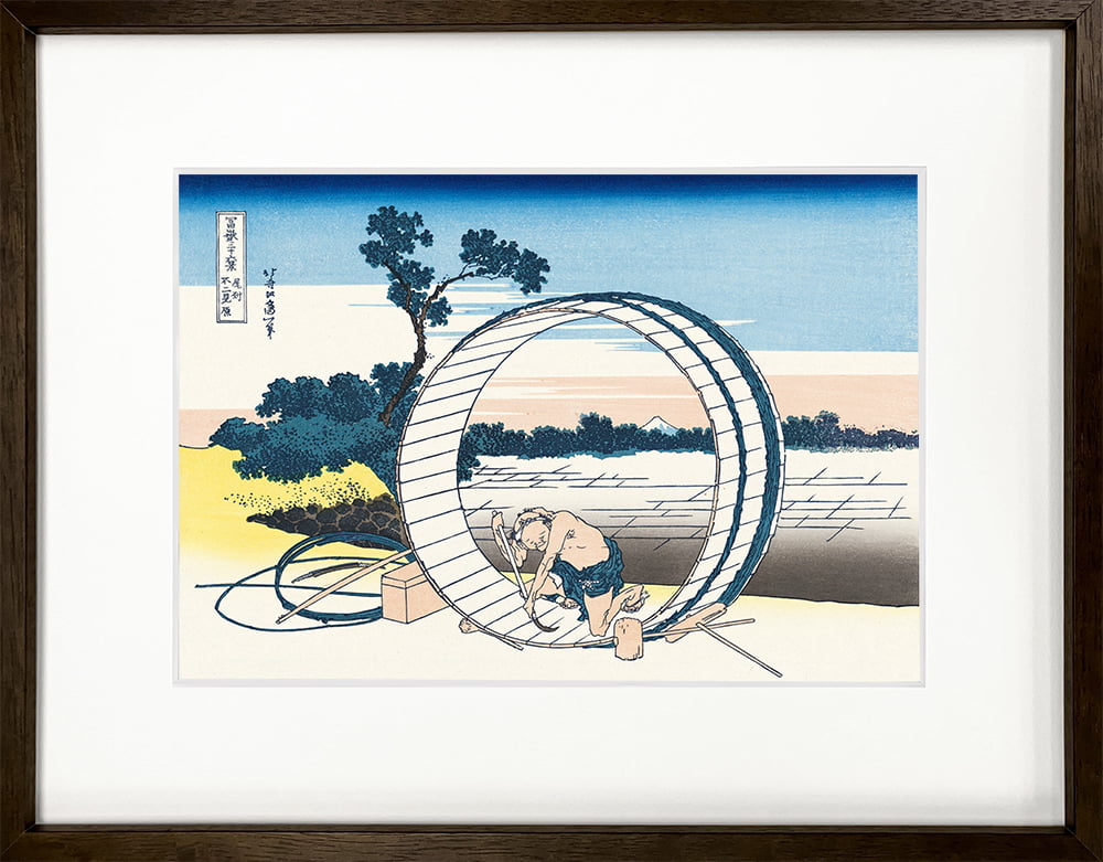 葛飾北斎「富嶽三十六景 尾州不二見原」浮世絵木版画｜浮世絵工房