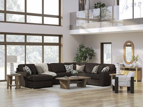 Midnight Madness Chocolate Oversized Chaise From Home Gallery