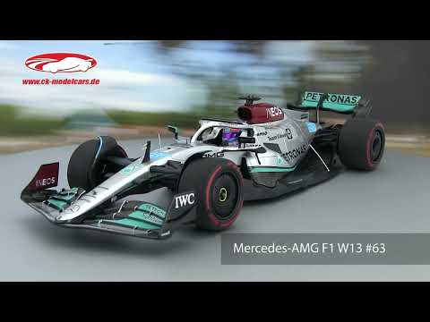 Minichamps 1:18 G. Russell Mercedes-AMG F1 W13 #63 1st F1 Win