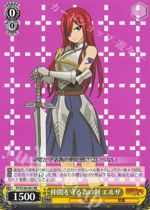 仲間を守る為の剣 エルザ SEC＋ ARS10＋ 100年クエスト FAIRYTAIL 仲間