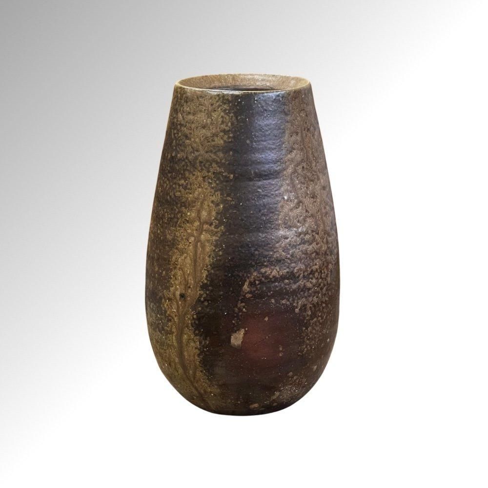 小西陶古 備前焼 四耳壺 四耳壷 つぼ 花器 フラワーベース 花入 花瓶