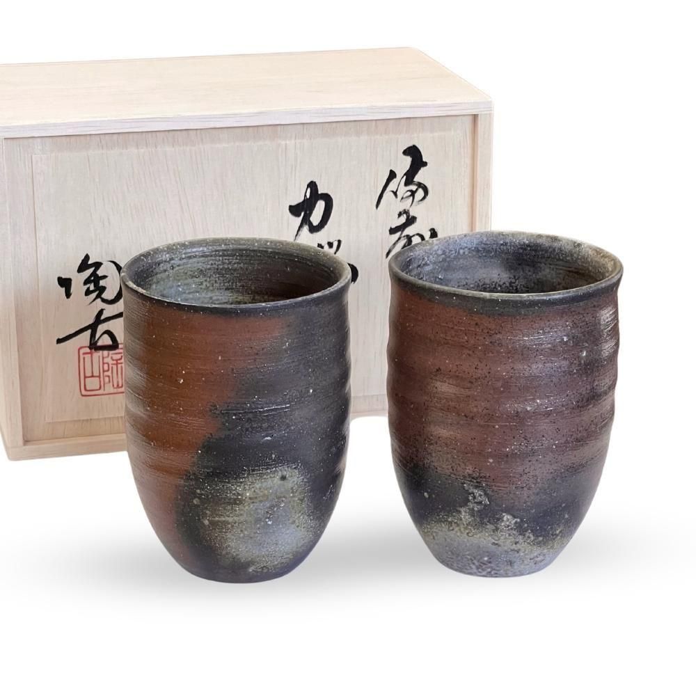 備前焼 かご目壷 陶蔵 箱入 527 備前焼 かご目壷 陶蔵 箱入 527