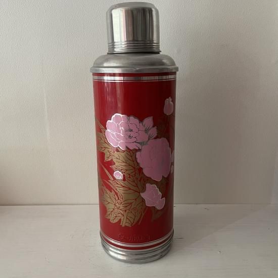 china vintage*魔法瓶2.0L(赤系花) - birkahve