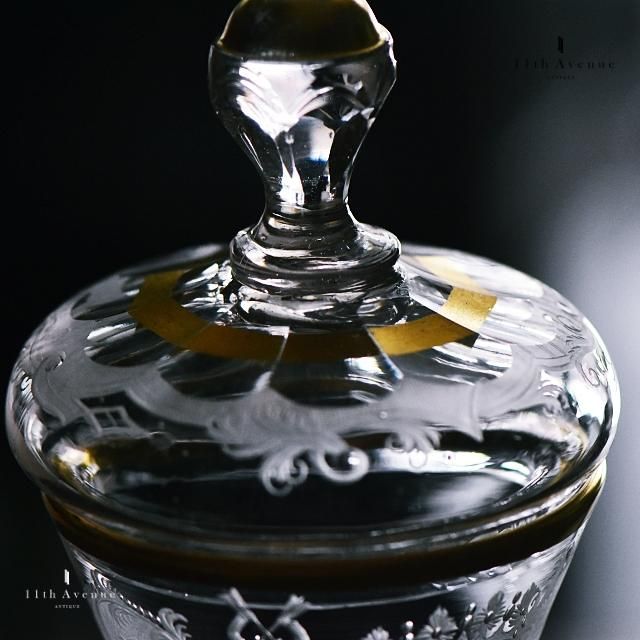 ドイツ 紋章入蓋付ゴブレット 18世紀 - 西洋アンティーク 11th Avenue