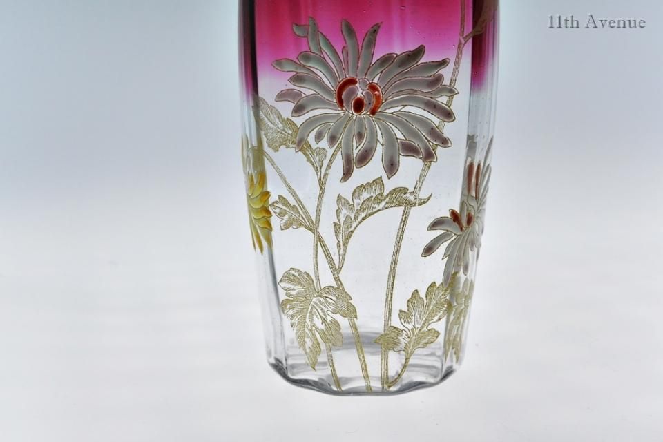 ルグラ Legras 花瓶 アンティークグラス