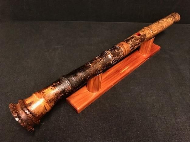 都山流1尺8寸在銘尺八2印 都山流1尺8寸在銘尺八2印 真山 都山流 二印