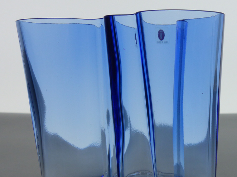 iittala/イッタラ Alvar Aalto ベース H95mm 旧ライトブルー 001|北欧