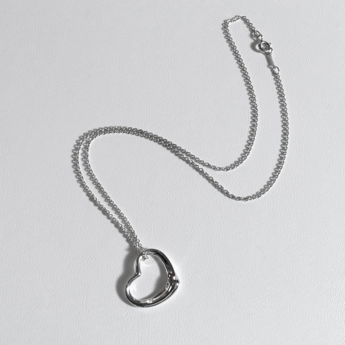 新品仕上げ | ティファニー オープンハート ネックレス - レディース