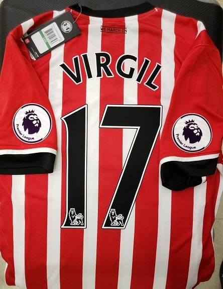 サウサンプトン（H）16/17 ファンダイク＃17 +パッチ付！