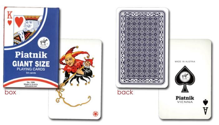 ディスプレイやマジック、教育用に】ピアトニック・ジャンボトランプ