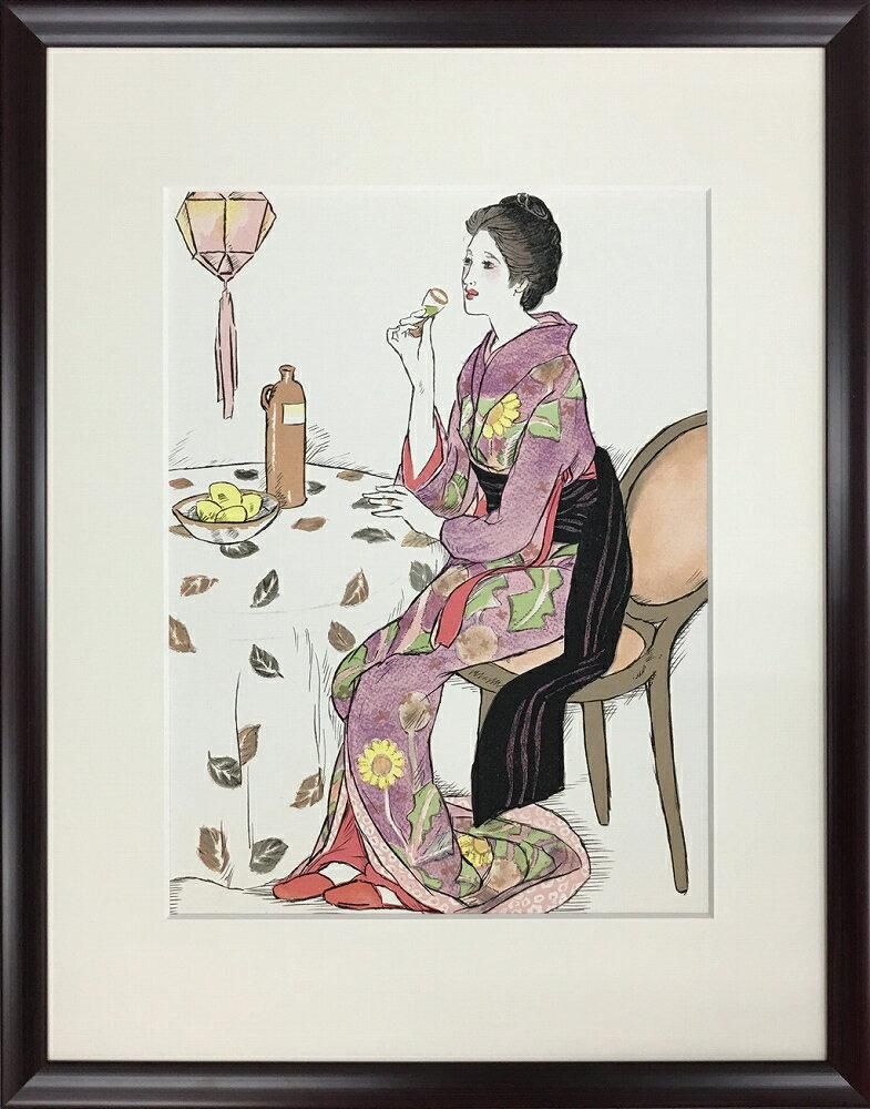 絵画》竹久 夢二 青い酒 - 絵画や壁掛け販売｜日本唯一の風景専門店(R