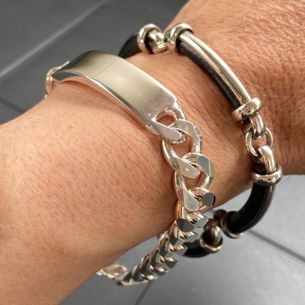 ブレスレット メンズ シルバー925 ヴィンテージ イタリア マグネット式