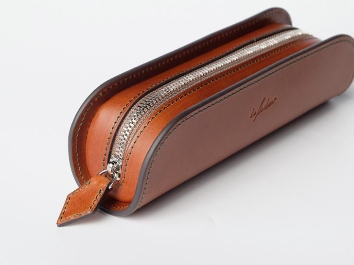 ル・ボナー デブ・ペンケース｜ブッテーロ｜キャメル - 神戸派商店