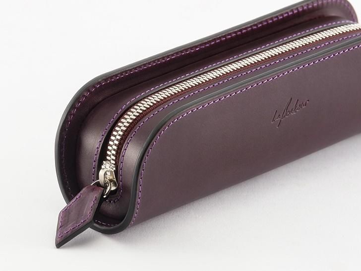 ル・ボナー デブ・ペンケース｜ブッテーロ｜バイオレット - 神戸派商店