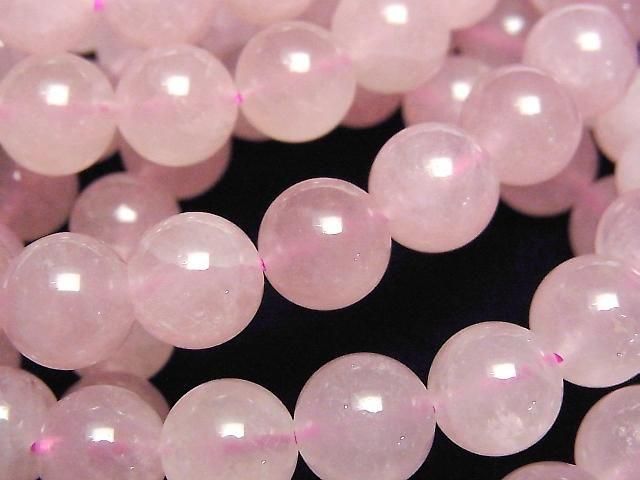 ローズクォーツ（産地・マダガスカル） ラウンド10mm ブレスレット