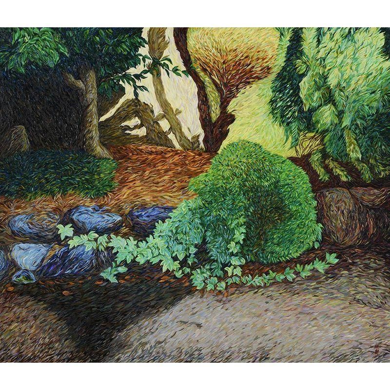 水墨画 風景画27✖️24アクリル 水墨画 風景画27✖️24アクリル