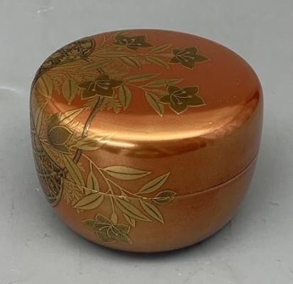 BA01 富山最高峰 蒔絵師 名工 中村尚濤済 作 漆蒔絵 衝立 桜獅子福鈴鯉