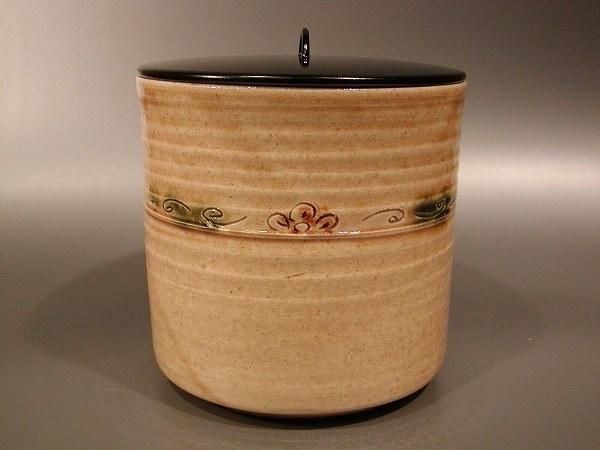 茶道具・水指 】水指 黄瀬戸 一重口、加藤唐三郎作 - 茶道具 販売の