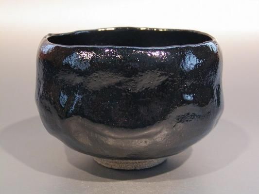 楽天市場】【茶器/茶道具 抹茶茶碗/上】 黒楽茶碗 大黒茶碗写し 佐々木