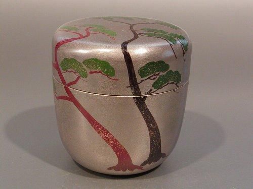 中棗 相生の松、中村湖彩作 - 茶道具 販売の佐藤大観堂 オンラインショップ