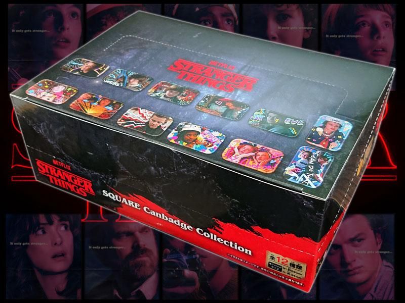 ストレンジャーシングス スクエア缶バッジコレクション 12個セット
