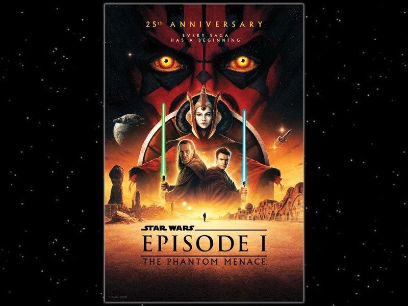 スターウォーズSTAR WARS EPISODE I 25周年記念アーティストポスター