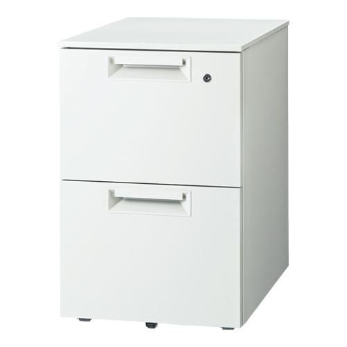 プラス サイドキャビネット2段 JS-046SC-A2 W4 【幅396×奥行577×高さ