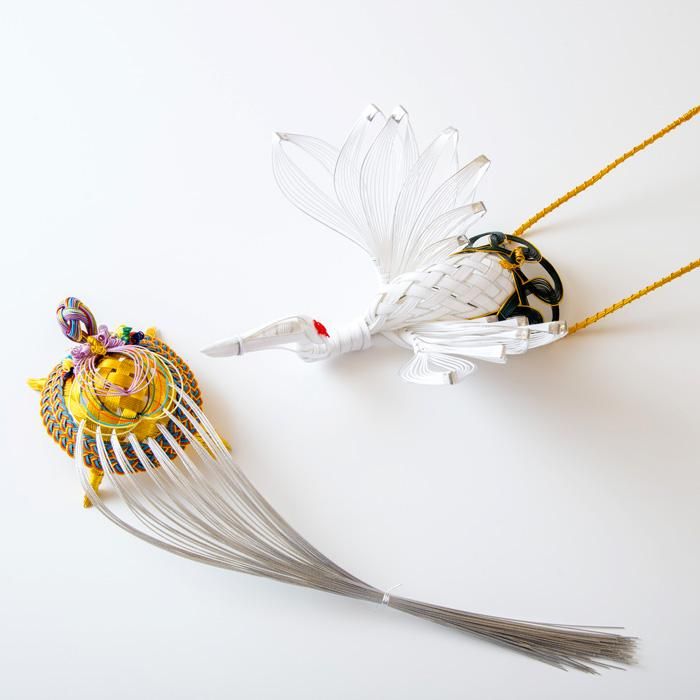 ko0202鶴亀 掛け軸｜水引細工 飾物・小物｜加賀水引 津田水引折型