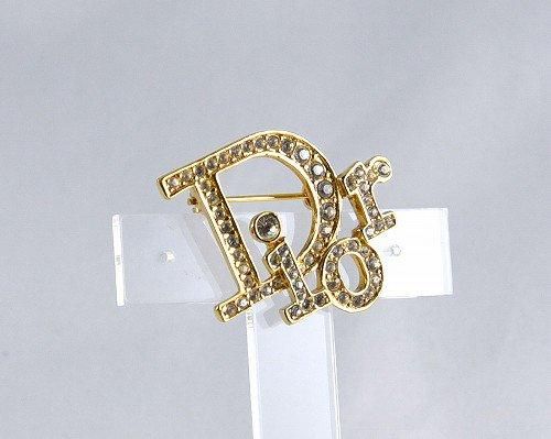 A*様 Christian Dior クリスタル装飾のレアブローチ 韓国免税店購 A*様