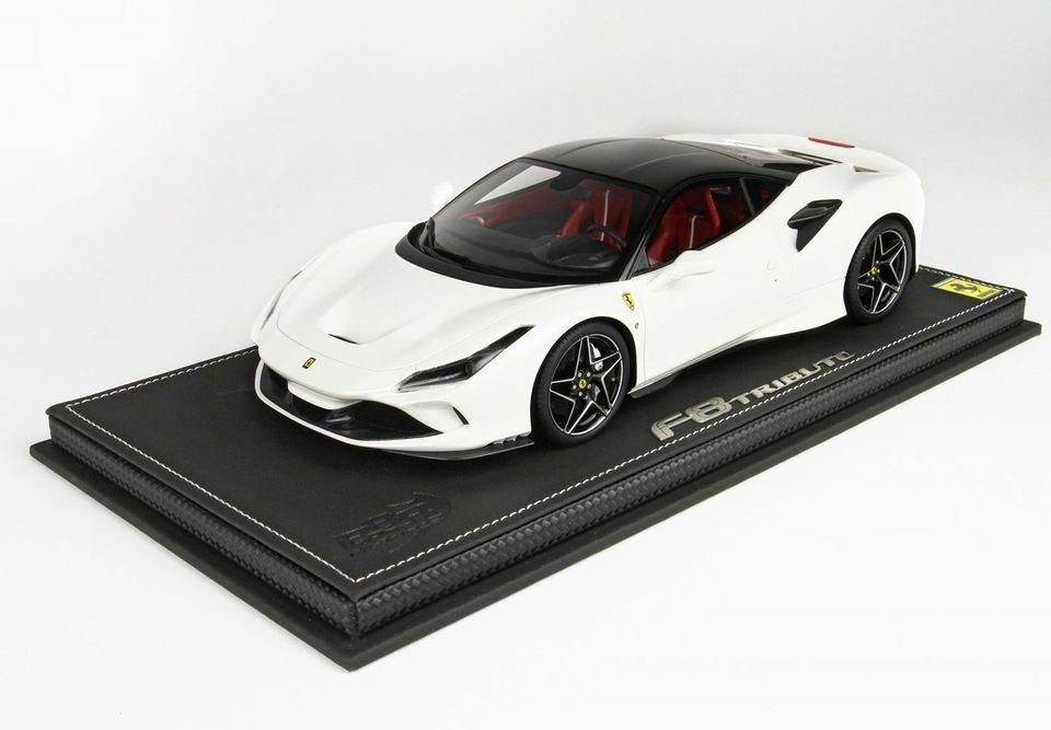 1/18 BBR Ferrari F8 Tributo Pearl white - 【MR BBR MakeUp